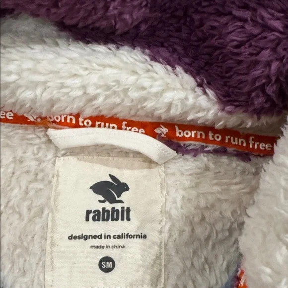 Rabbit zip fleece pullover Womens Size Small - Picture 5 of 8